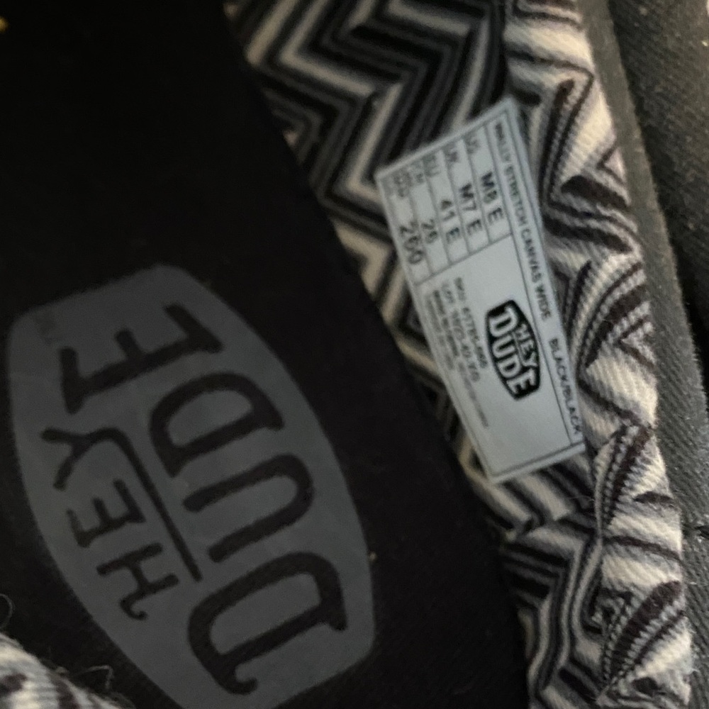 Hey Dude Men's Dark Gray Loafers - Picture 3 of 4